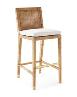 Balboa Rattan Bar Stool - Natural