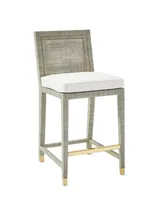 Balboa Rattan Counter Stool - Mist