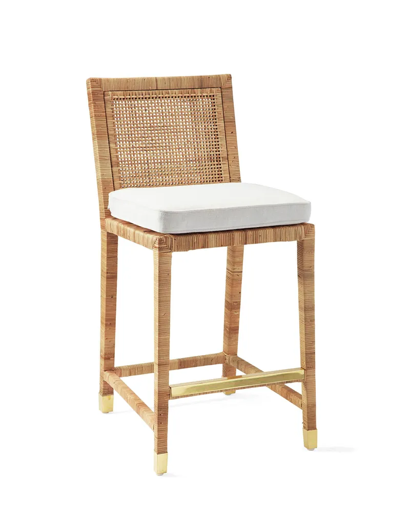 Balboa Rattan Counter Stool - Natural