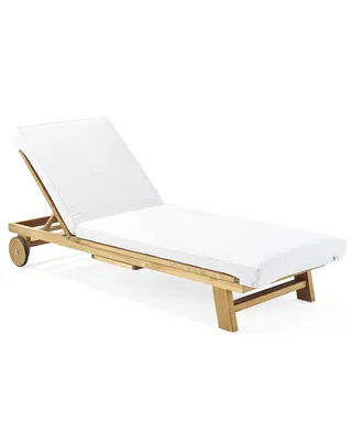 Crosby Teak Chaise - Natural