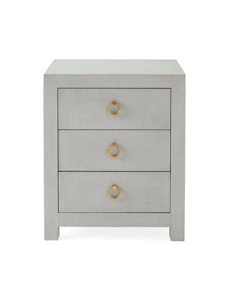 Driftway 3-Drawer Nightstand - Dove