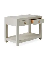 Driftway Wide Nightstand - Dove