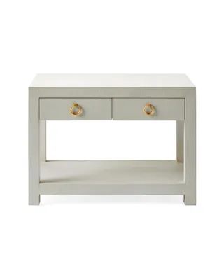 Driftway Wide Nightstand - Dove