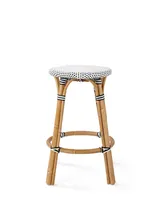 Riviera Rattan Backless Counter Stool