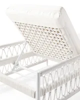 Salt Creek Chaise - White