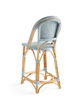 Sunwashed Riviera Rattan Counter Stool