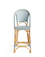 Sunwashed Riviera Rattan Counter Stool