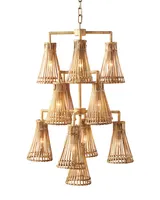 Cascais Rattan Chandelier