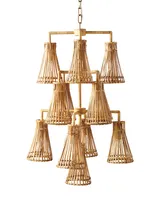 Cascais Rattan Chandelier