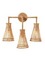 Cascais Rattan Sconce