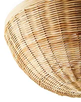 Santa Barbara Rattan Flushmount