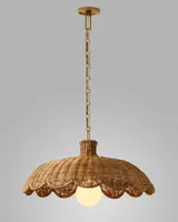 Scallop Rattan Pendant