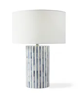 Bar Harbor Bone Inlay Table Lamp