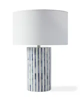 Bar Harbor Bone Inlay Table Lamp