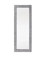 Bar Harbor Bone Inlay Floor Mirror - Fog