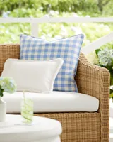 Perennials Classic Gingham Pillow Cover