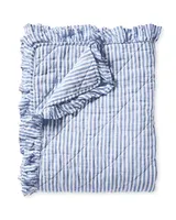 Nantucket Stripe Linen  Quilt