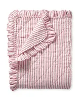 Nantucket Stripe Quilt - Red