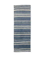 Sea Stripe Hand-Knotted Rug