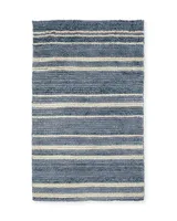 Sea Stripe Hand-Knotted Rug