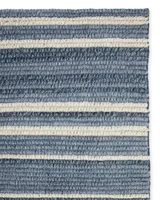 Sea Stripe Hand-Knotted Rug