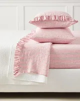 Nantucket Stripe Sheet Set - Red