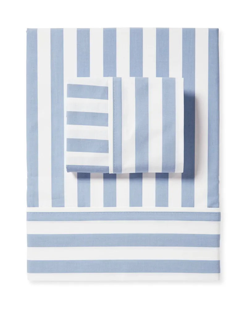 Beach Club Stripe Percale Sheet Set