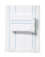 Oyster Bay Stripe Sateen Sheet Set