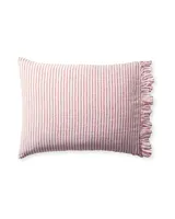 Nantucket Stripe Pillowcases (Set of 2) - Red