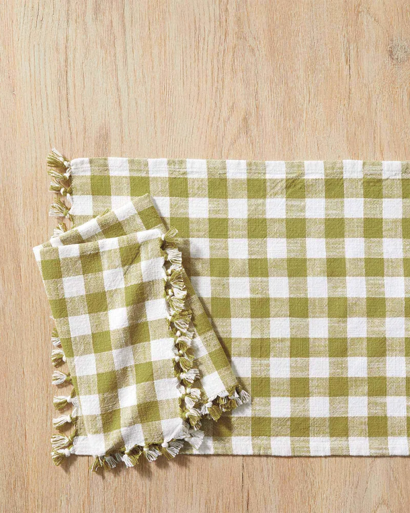 Gingham Placemat and Napkin Set