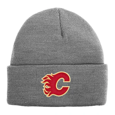 Juniors' [8-20] Calgary Flames Heather Knit Beanie