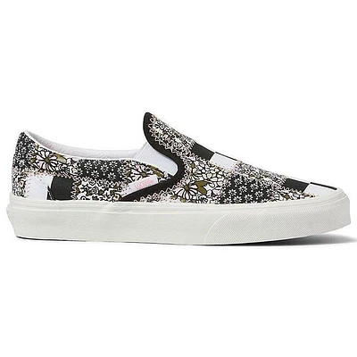Unisex Patchwork Floral Classic Slip-On Shoe