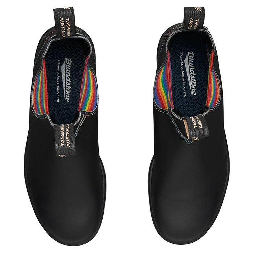 #2105 Original Boot Black with Rainbow Elastic