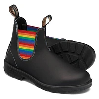 #2105 Original Boot Black with Rainbow Elastic