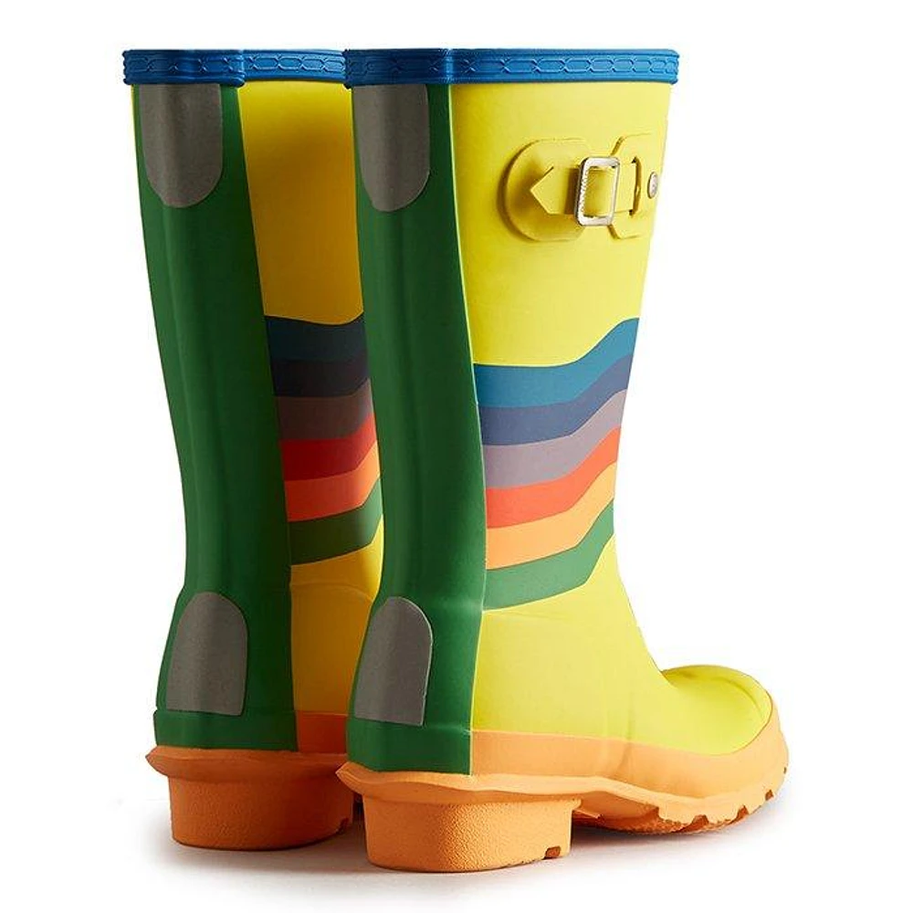 Juniors' [1-7] Original Wiggle Rainbow Rain Boot