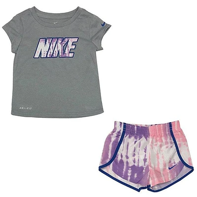 Girls' [2-4T] Sprinter T-Shirt + Short Two-Piece Set