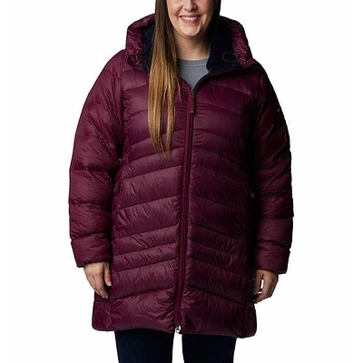 Women's Autumn Park™ Down Hooded Mid Jacket (Plus Size)