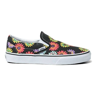 Unisex Peace Floral Classic Slip-On Shoe