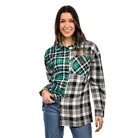 Women's Mixed Flannel Shirt