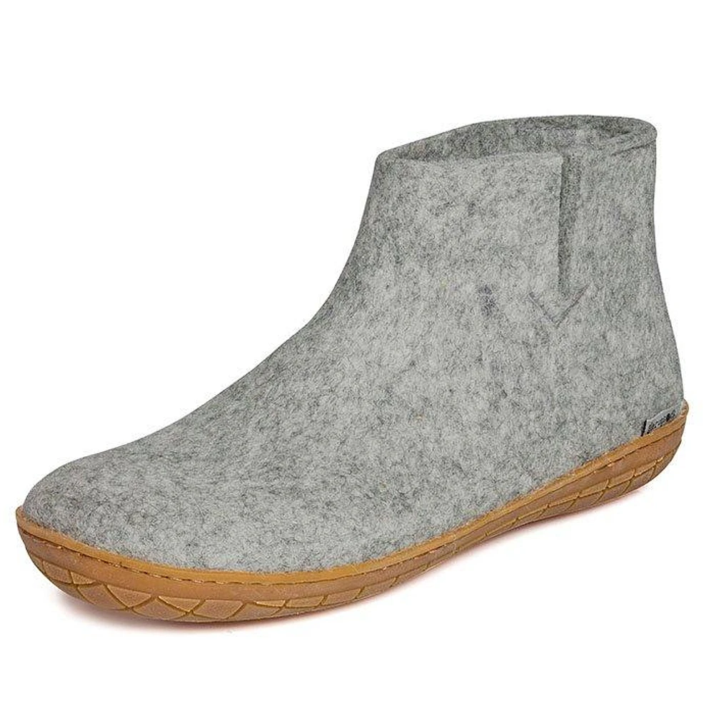 Unisex Wool Rubber Sole Slipper Boot