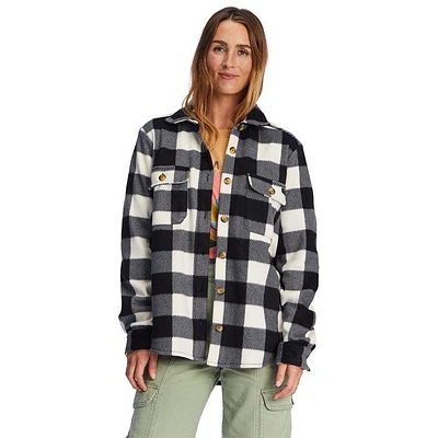 Women's A/Div Forge Fleece Flannel Shirt Jacket