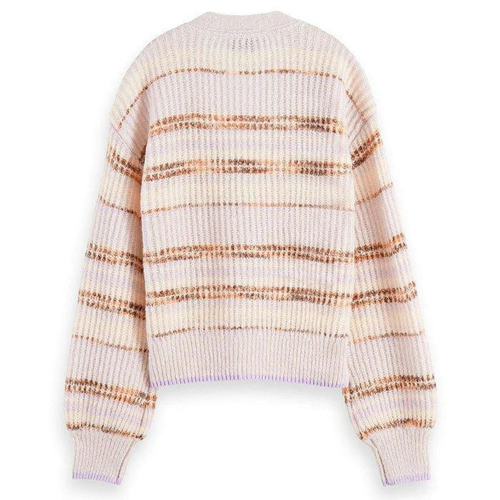 Women's Fuzzy Knit Boxy Cardigan