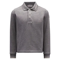 Junior Boys' [8-14] Pique Long Sleeve Polo