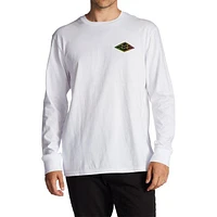 Men's Crayon Wave Long Sleeve T-Shirt