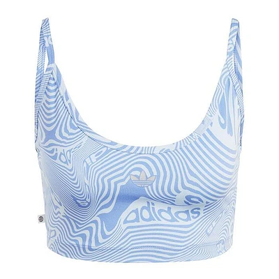 Women's Marble Print Sports Bra Top