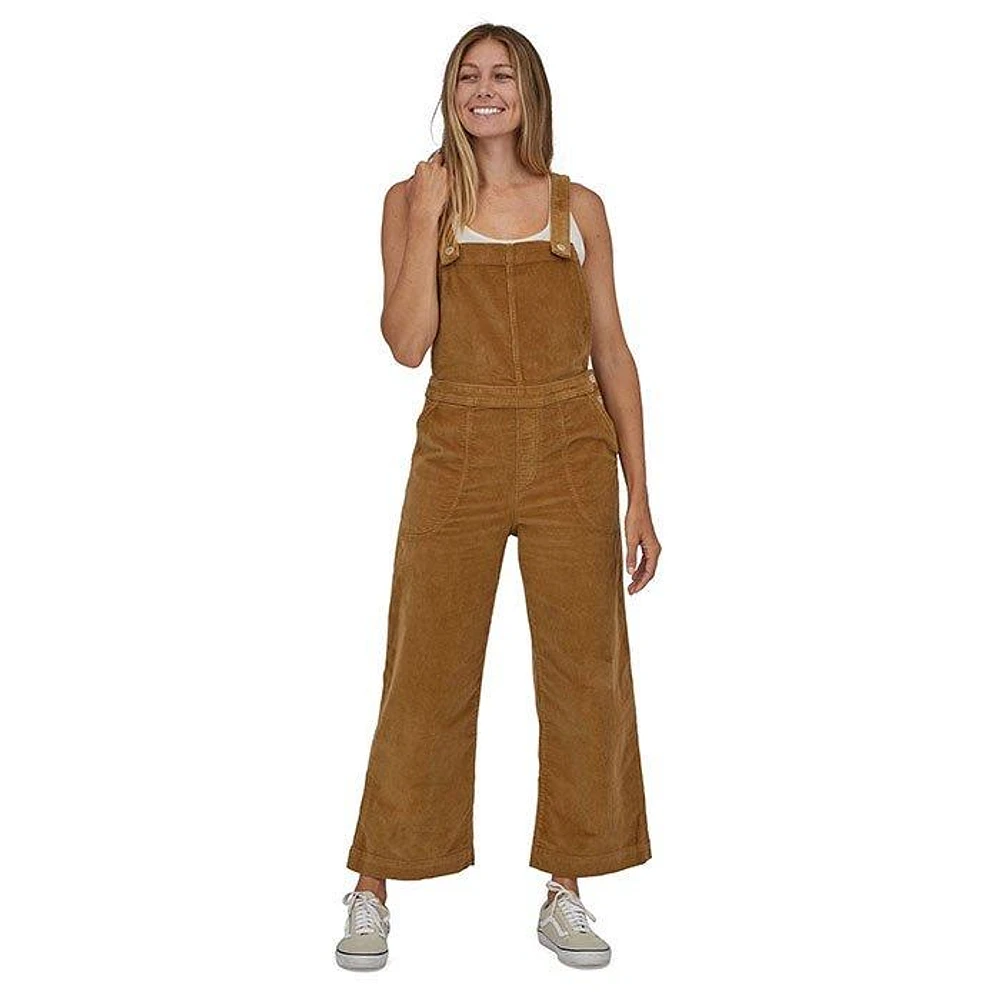 Women's Stand Up® Cropped Corduroy Overall