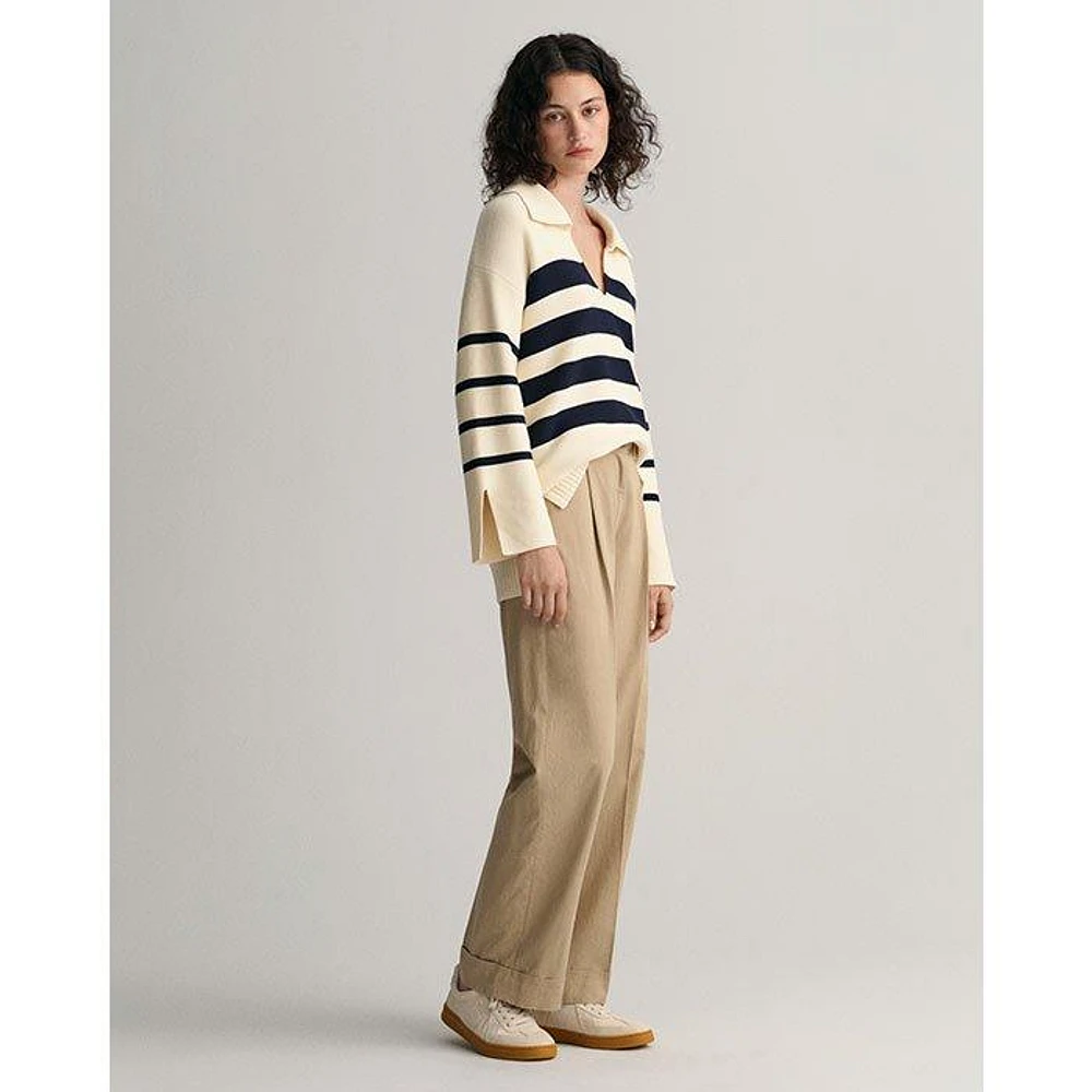 Women's Relaxed Fit Turn-Up Chino Pant