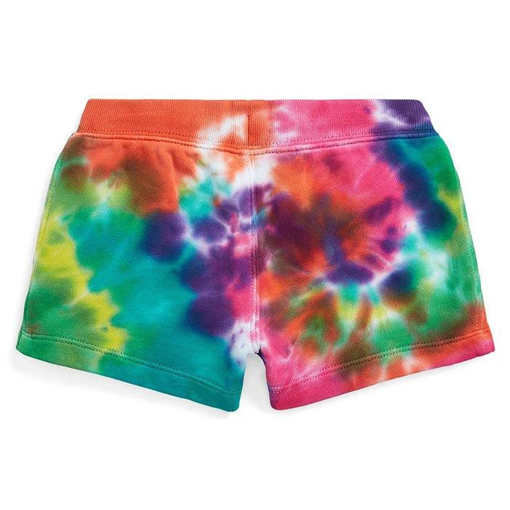 Girls' [5-6X] Tie-Dye Cotton Terry Short