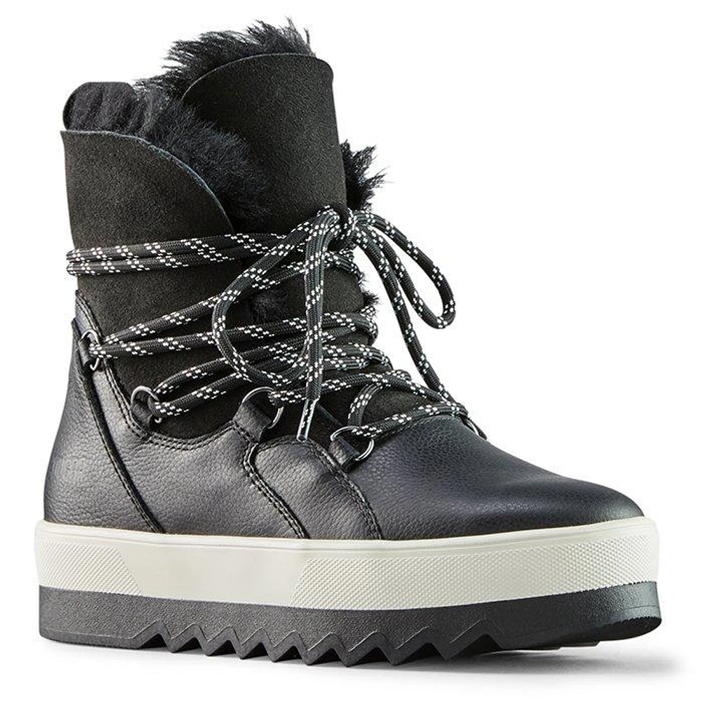 Women's V-Five Leather Shearling Waterproof Boot