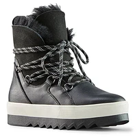 Women's V-Five Leather Shearling Waterproof Boot